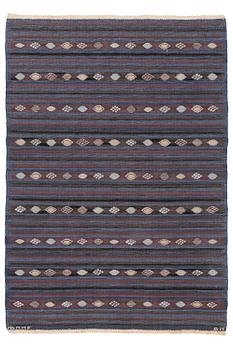 294. Barbro Nilsson, a carpet, 'Blåbär mörk', tapestry weave, c. 215 x 149 cm, signed AB MMF BN.