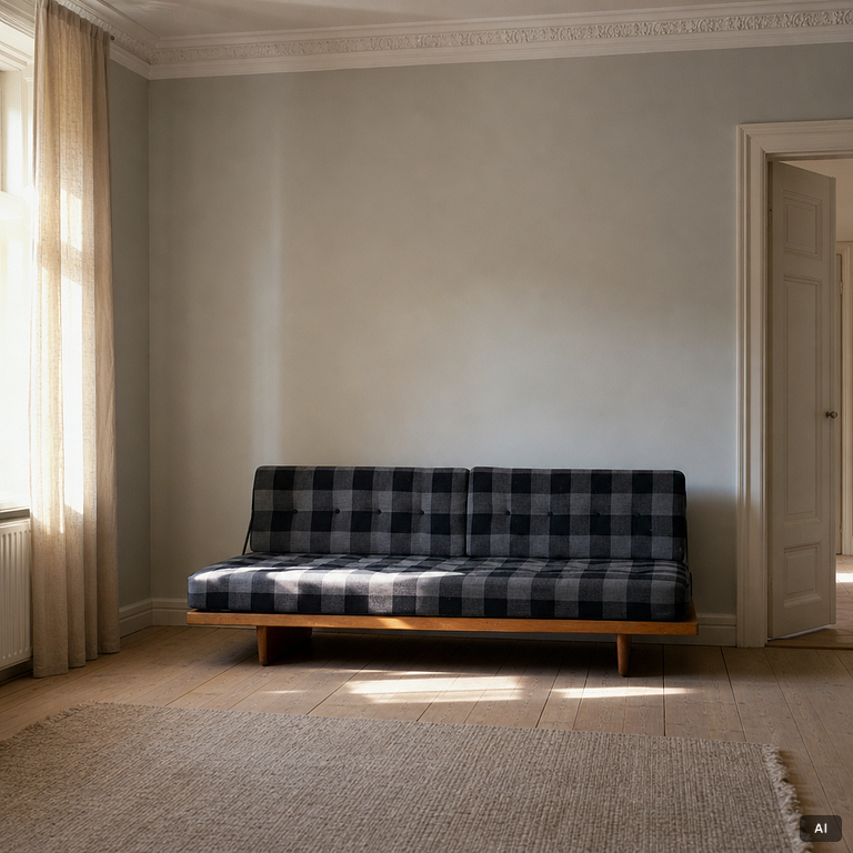 Børge Mogensen, a daybed, model "AG 192", Fredericia Stolefabrik, Denmark, second half of the 20th century.