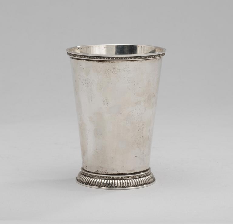 A Swedish silver beaker, maker´s mark C.G.Råström.