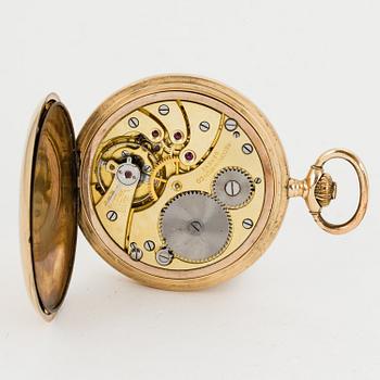 RECORD WATCH Co. Genève, pocketwatch, 50,5 mm, hunter.