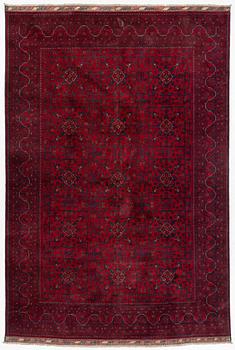 Carpet, Afghan, Khan Mohammadi, approx. 292 x 201 cm.