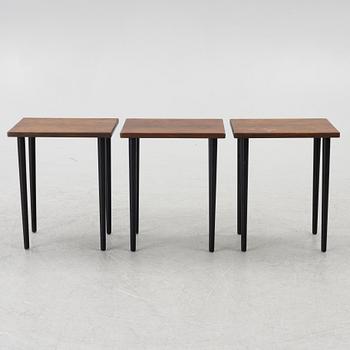 Kurt Østervig, a 4-piece nesting table, Jason, Denmark, 1950's/60's.