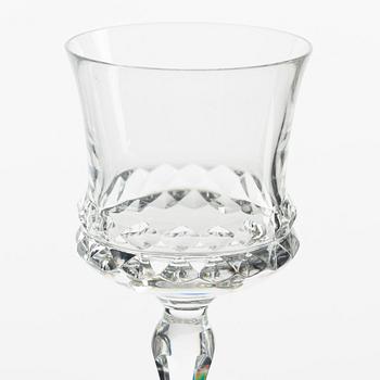 Ingeborg Lundin, glasservis, 38 delar, "Silvia", Orrefors.