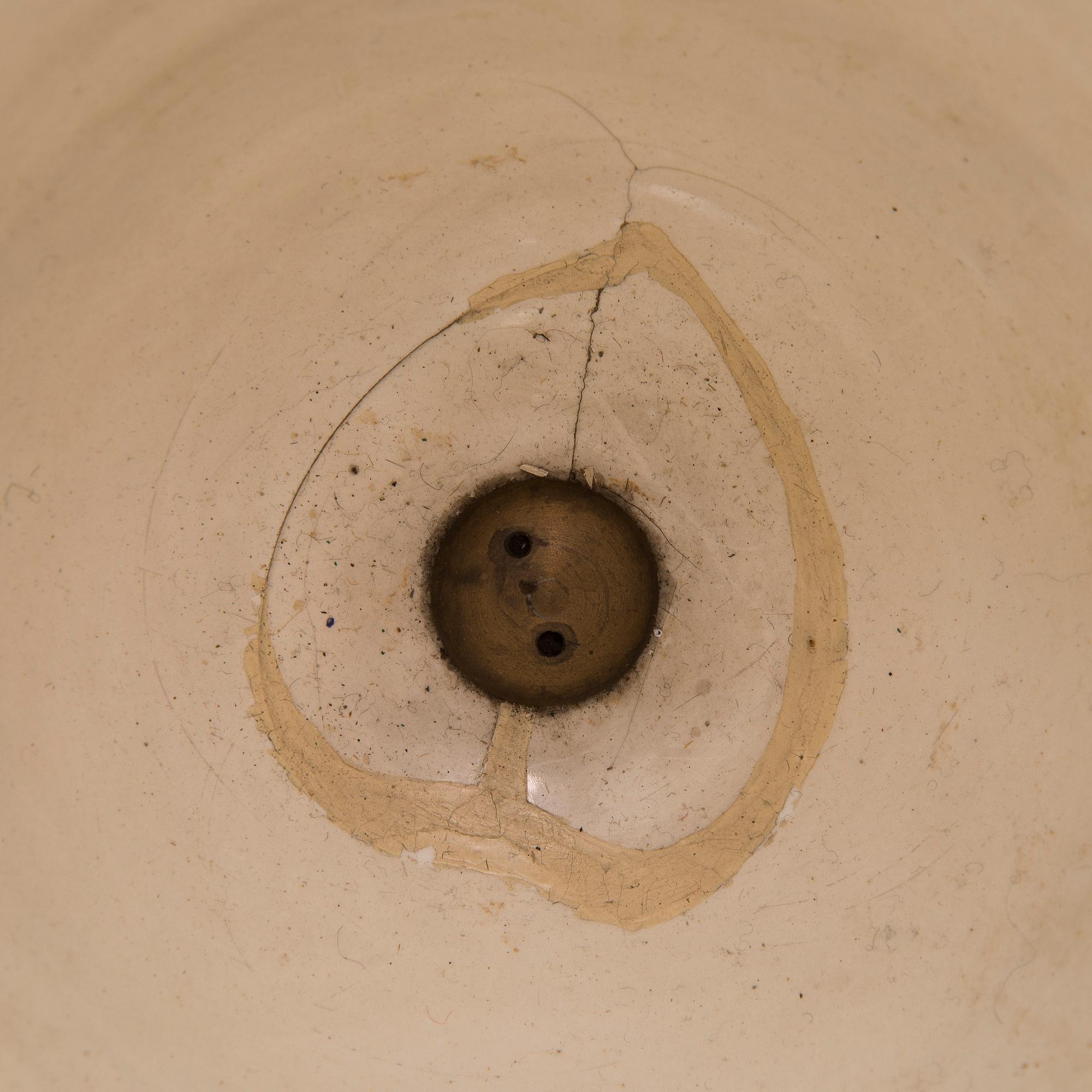 A FRENCH SÈVRES STYLE URN, porcelain and gilt bronze, latter half of the 19th century.