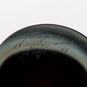 KAJ FRANCK, VAS, KF 239, signerad K. Franck, Nuutajärvi Notsjö -58.