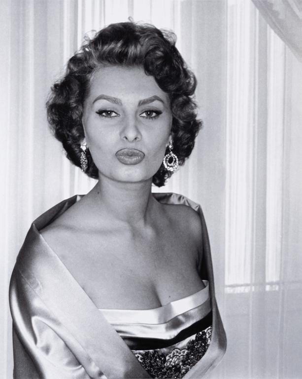 Per-Olow Anderson, "Sophia Loren photographed in Rome 1955".