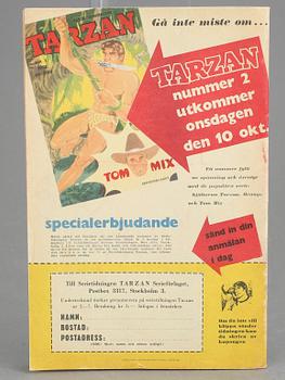 SERIETIDNING, Tarzan, nr 1 1951.