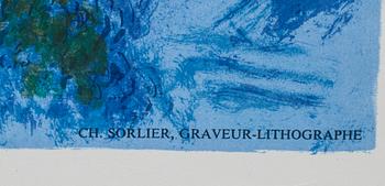 MARC CHAGALL, affisch, Sorlier, Paris 1977.