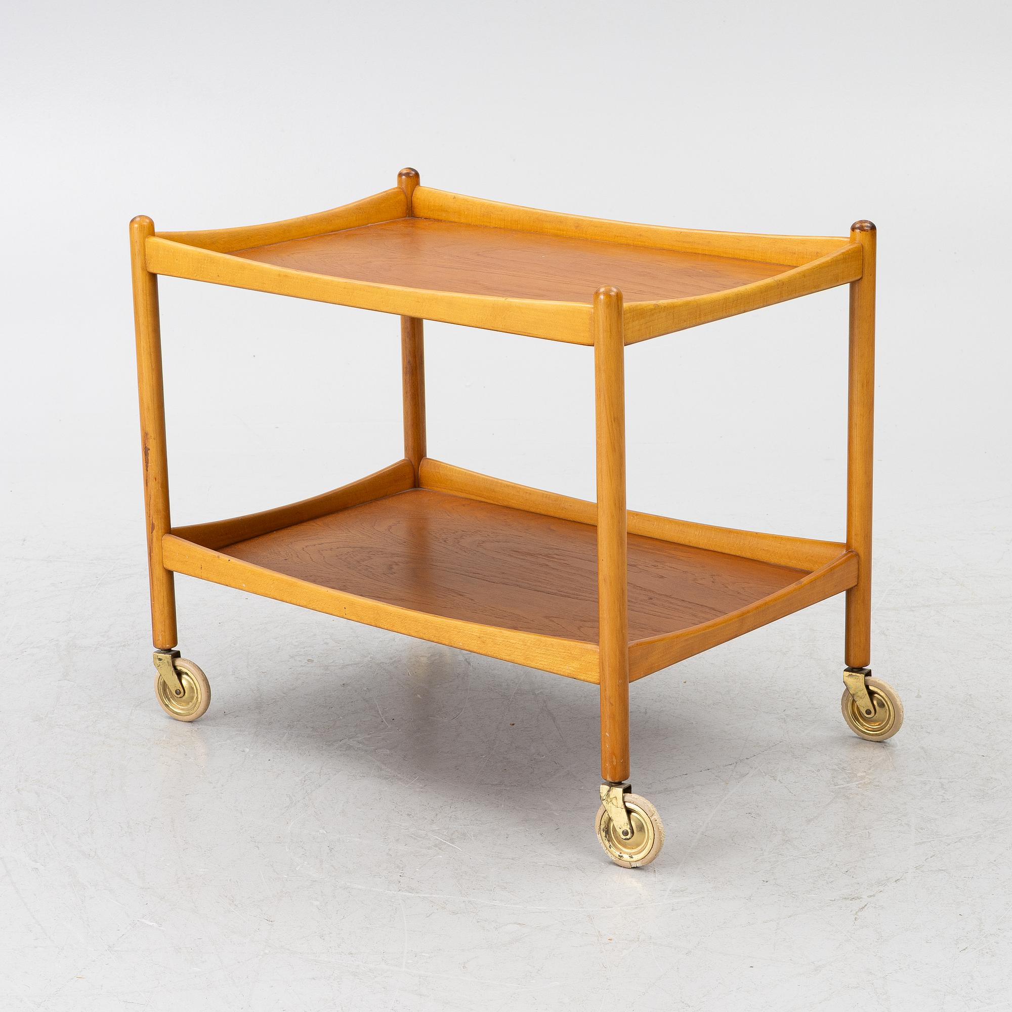 Tea trolley, Gemla, latter half of the 20th century.