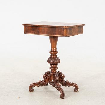 A mid 1800s Neo Rococo sewing table.