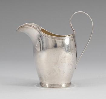 182. GRÄDDKANNA, silver. Johan Petter Grönvall 1819.