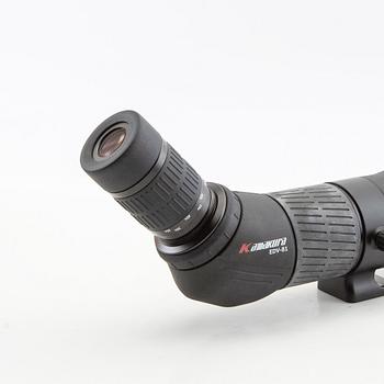 Kamakura EDV-81 spotting scope with tripod, Japan.