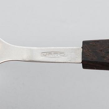 Bertel Gardberg, bestickuppsättning, 124 delar, "Lion de Luxe", Hackman / Sorsakoski, Finland. I schatull.