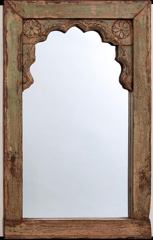 A 20th century mirror from India.