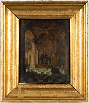 Daniël de Blieck, in the manner of, Church interior.