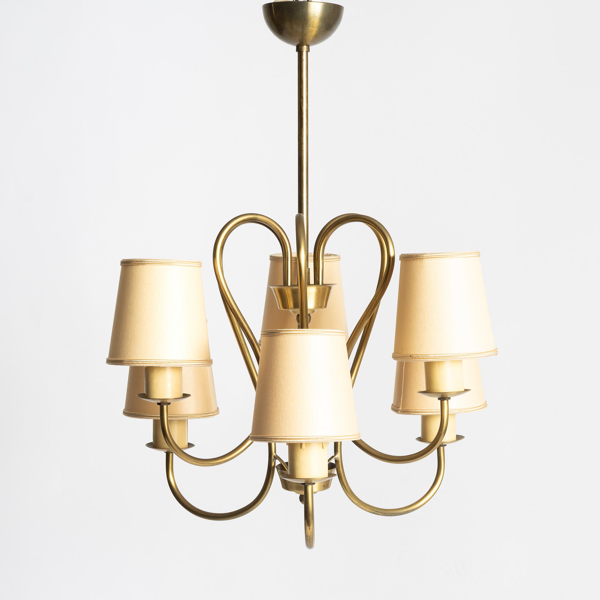 Swedish Modern, Ceiling lamp, 1940s.