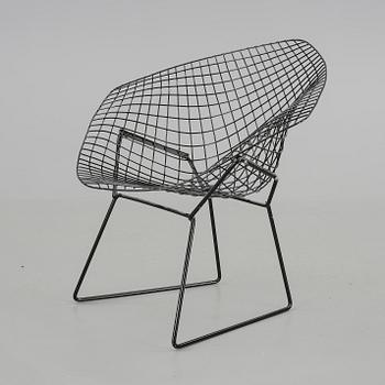 FÅTÖLJ, "Diamond chair", Harry Bertoia. 1900-talets andra hälft.