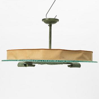 Bjerkås Armatur, a ceiling lamp, model "1252", Swedish Modern, Gothenburg 1940s.