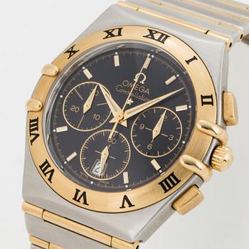 OMEGA, Constellation Chronograph, armbandsur, 37 mm.