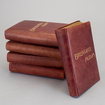 BREVKORTSALBUM, 5 band, 1900-talets början.