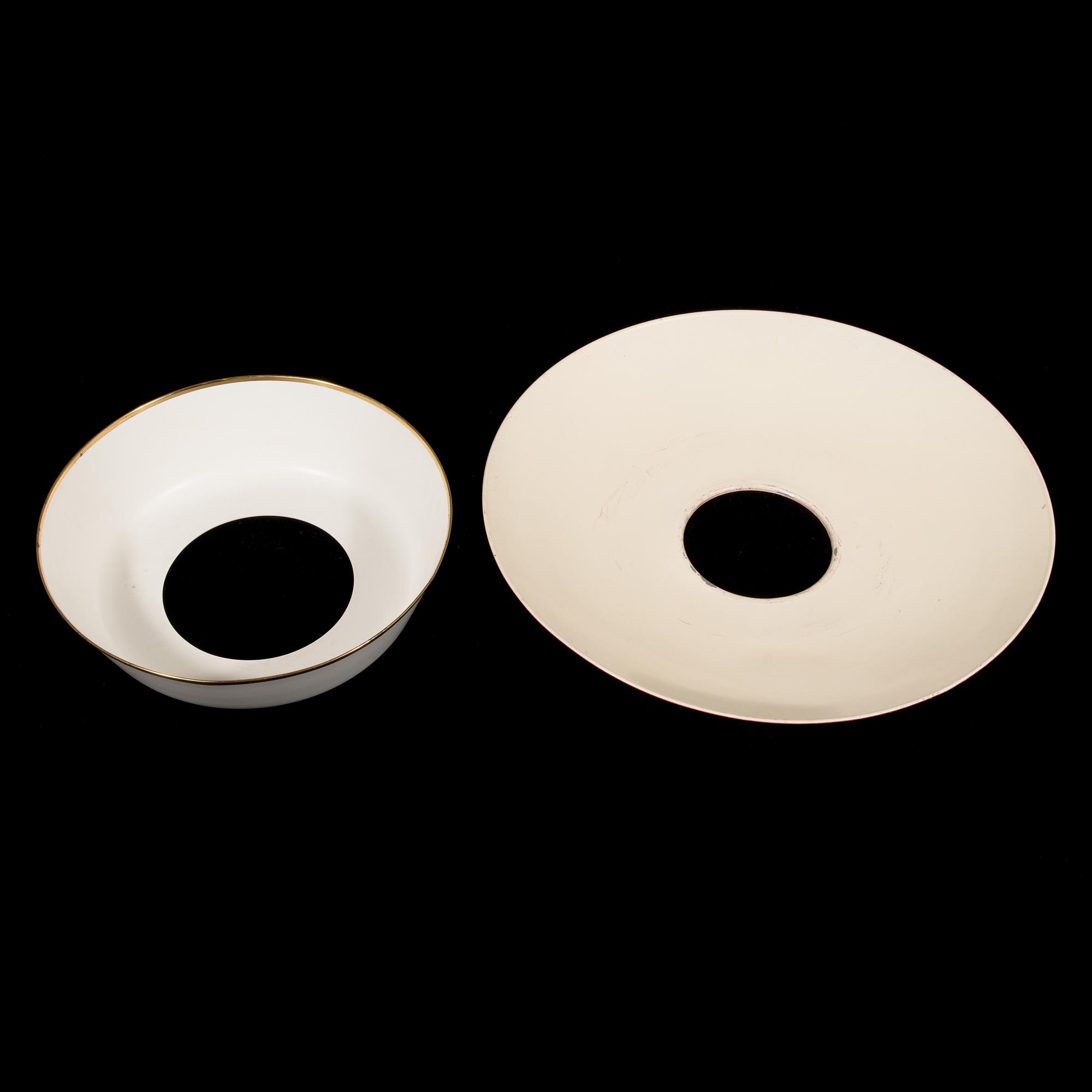 Lisa Johansson-Pape, kattovalaisin, varaosia 3 kpl, Stockmann Orno 1900-luvun puoliväli.