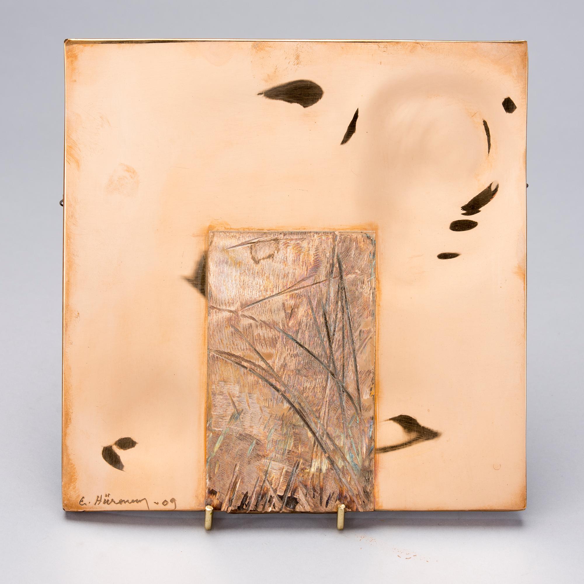 EERO HIIRONEN, bronsrelief, signerad och daterad -09, a tergo numrerad 1/3.