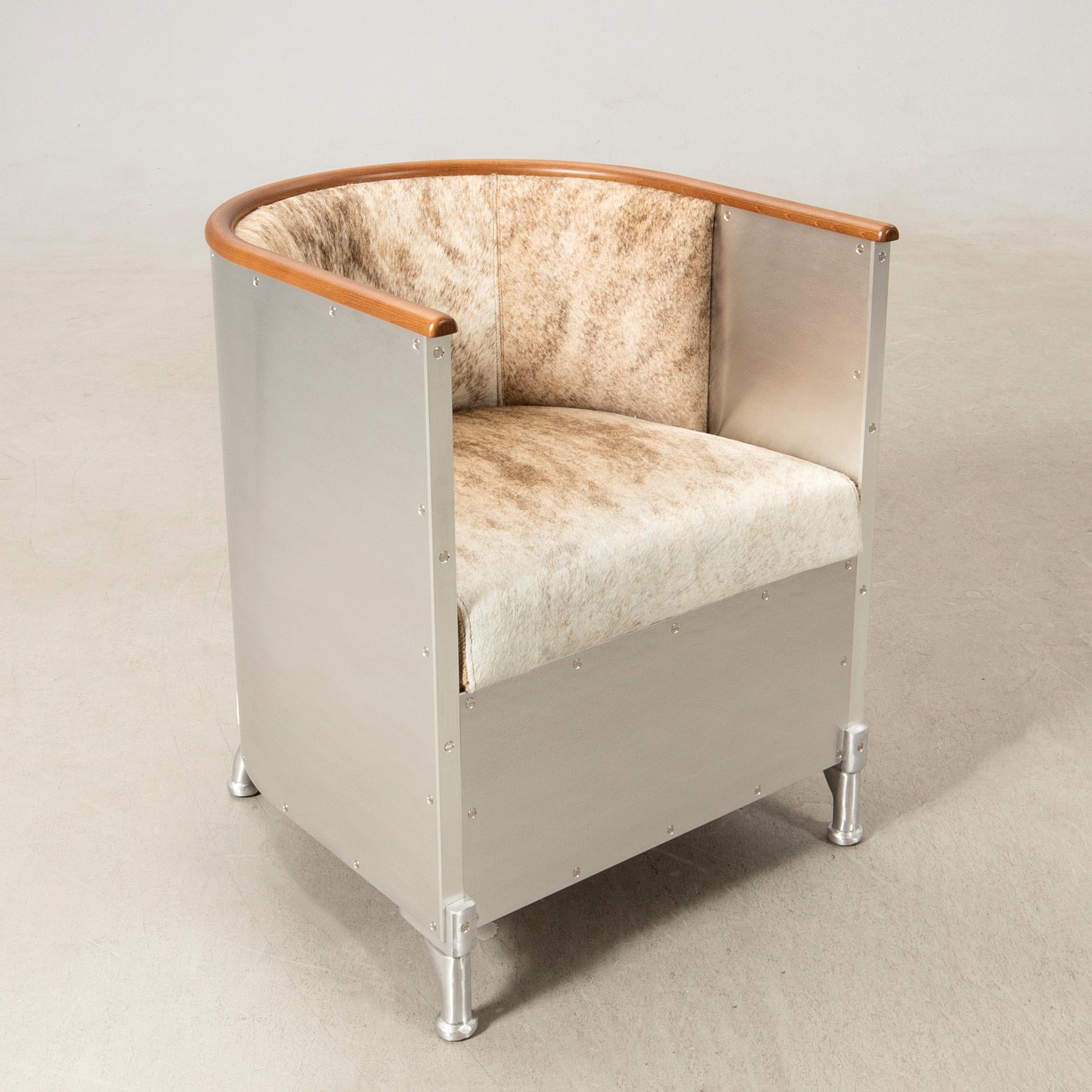 Mats Theselius, armchair "Aluminium Chair", Källemo.