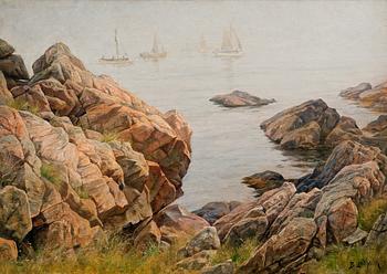 521. Berndt Lindholm, KALASTAJAT AAMU-USVASSA.