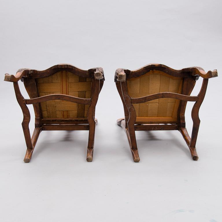 STOLAR, ett par, Holland 1800-talets början.