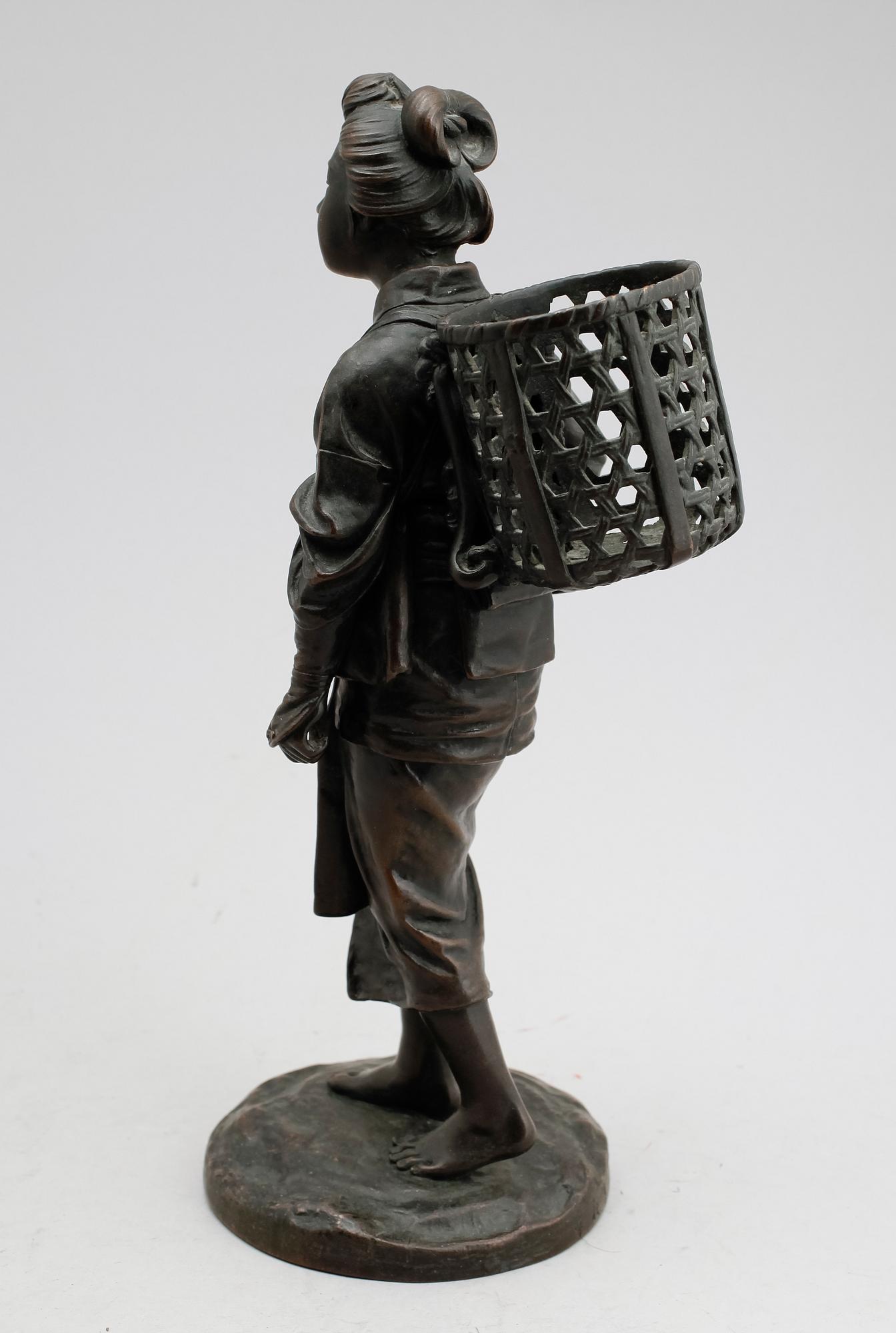 SKULPTUR, brons, orientalisk, 1800-/1900-tal.