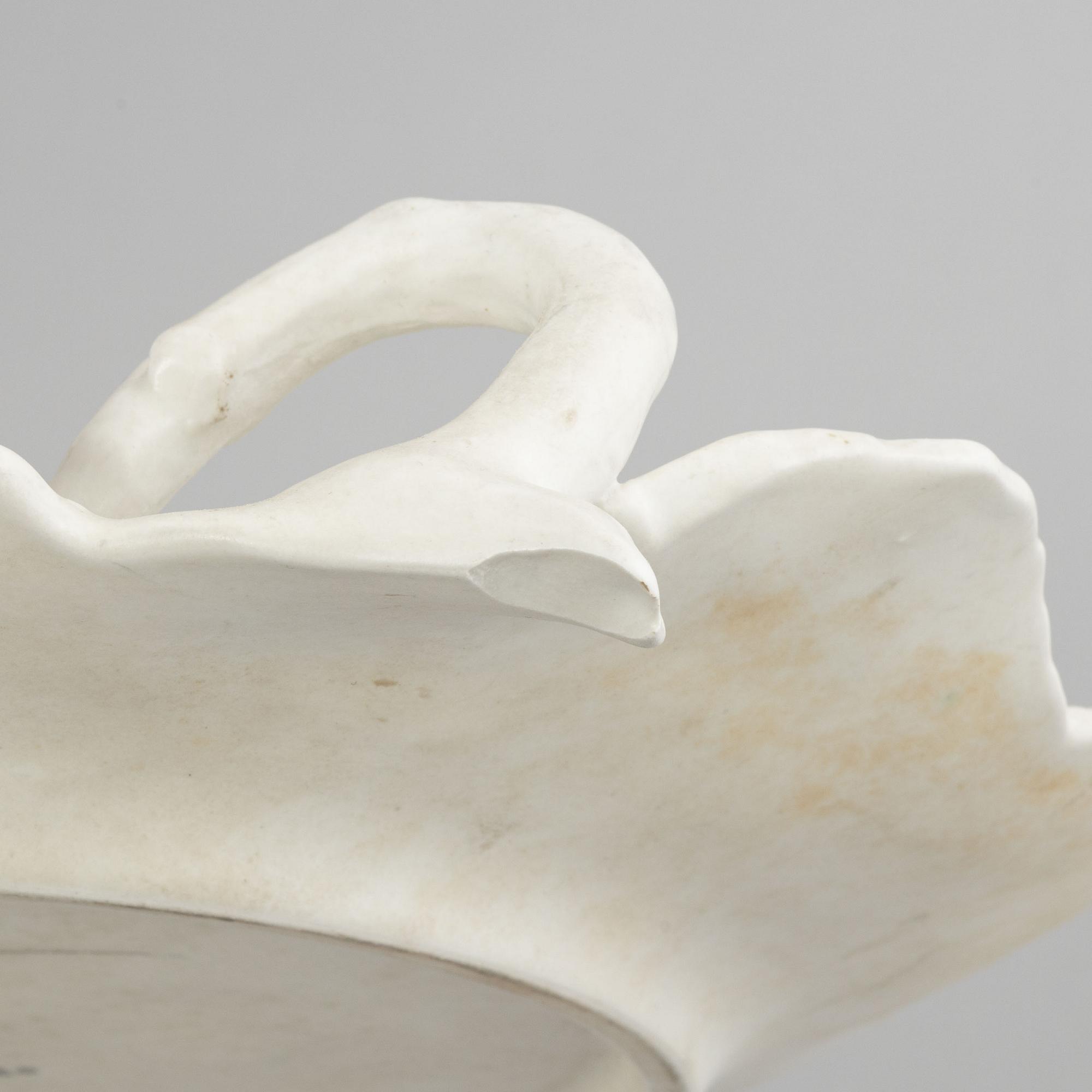 Wilhelm Kåge, fat, 2 st "Carrara", Gustavsberg.