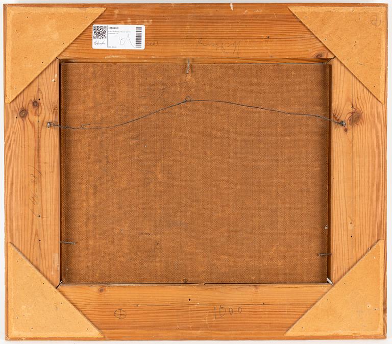 Kalle Hedberg, oil on panel, signed.