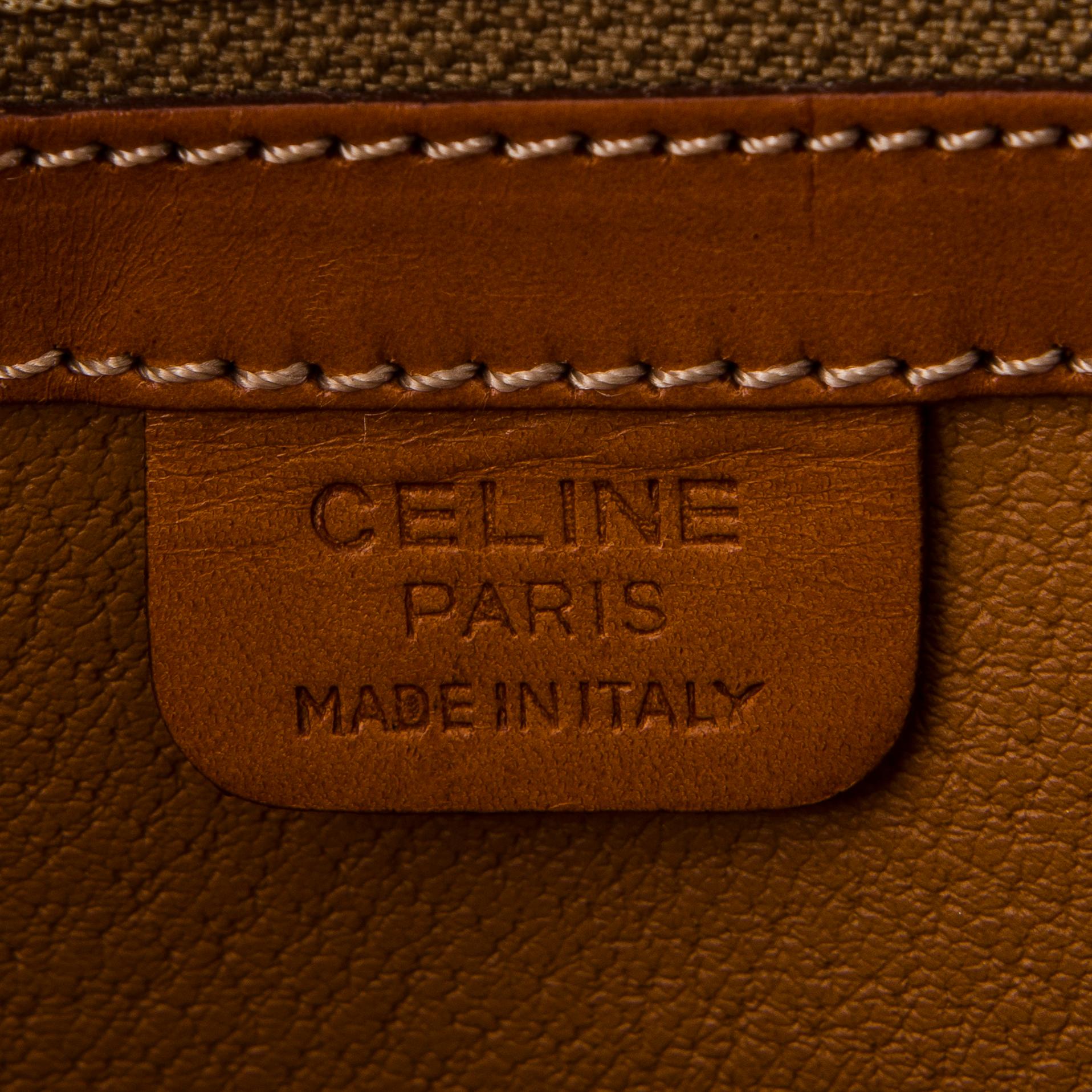 CÉLINE Macadam Canvas Shopper.