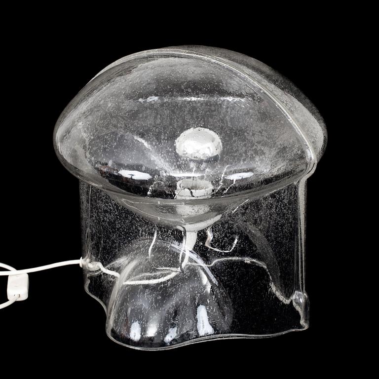 An Umberto Riva 'Medusa' glass table lamp, VeArt, Italy 1970's.