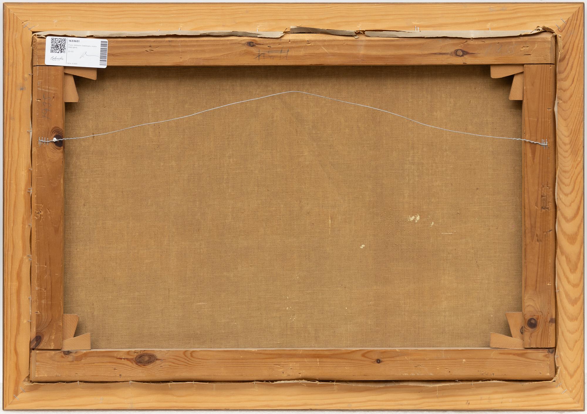 Frans Wilhelm Odelmark, By Skånegården.