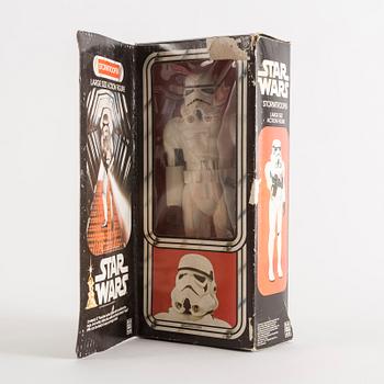 STAR WARS och SPACE 1999, 3 stycken actionfigurer, Denys Fisher samt Mattel, 1970-tal.