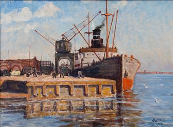 ALFRED WILLIAM FINCH, oil on canvas, signed and dated 1928.