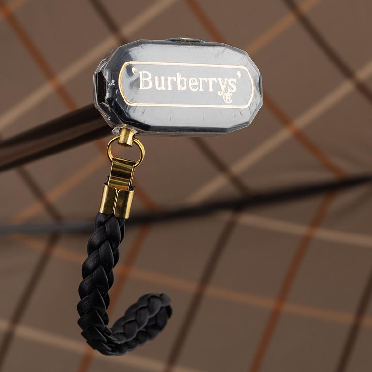 Burberrys, foldable umbrella.