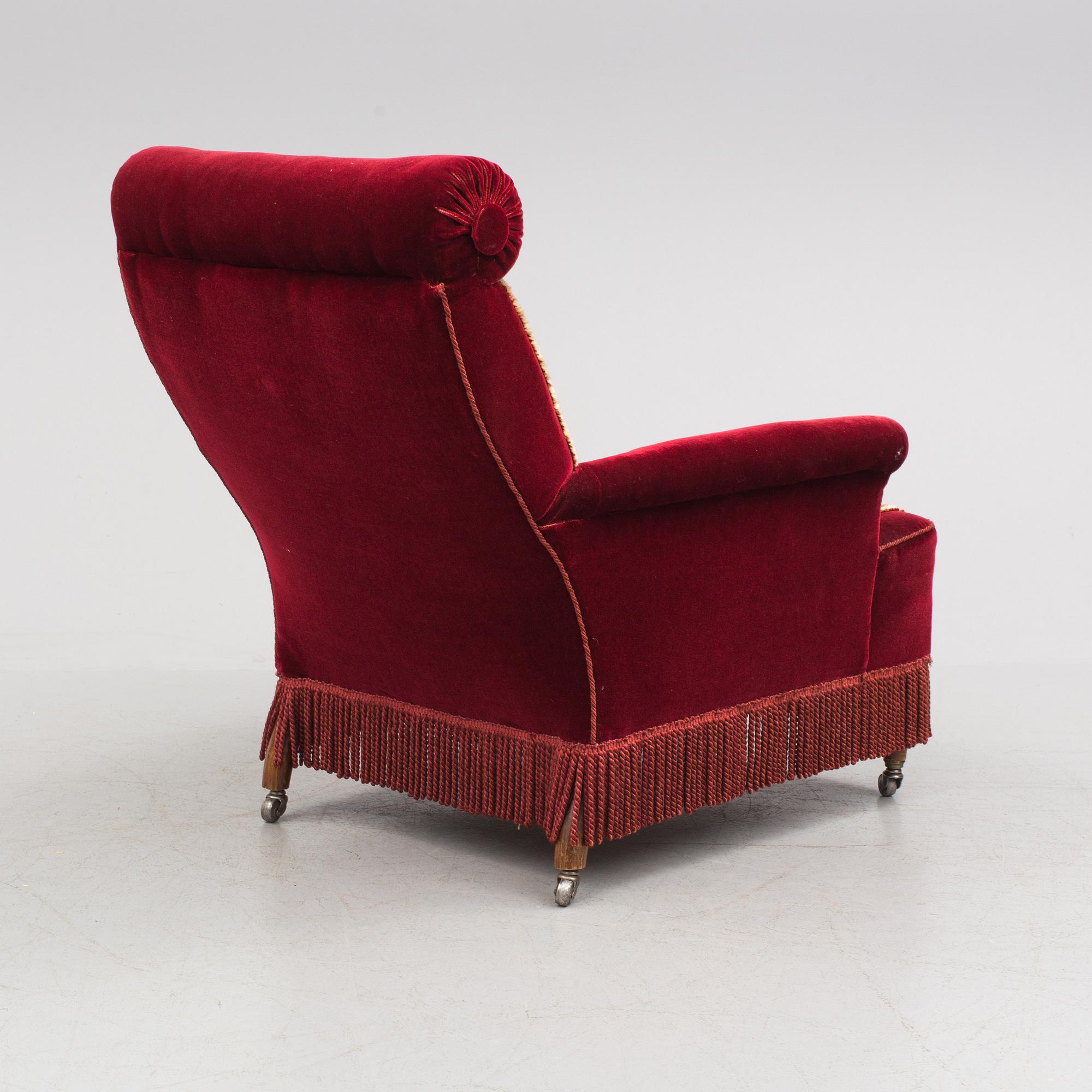 A Late 19th century armchair.