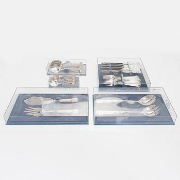 A 28-piece set of 'Chippendale' silver cutlery, Kultakeskus, Hämeenlinna, 1991-1995.