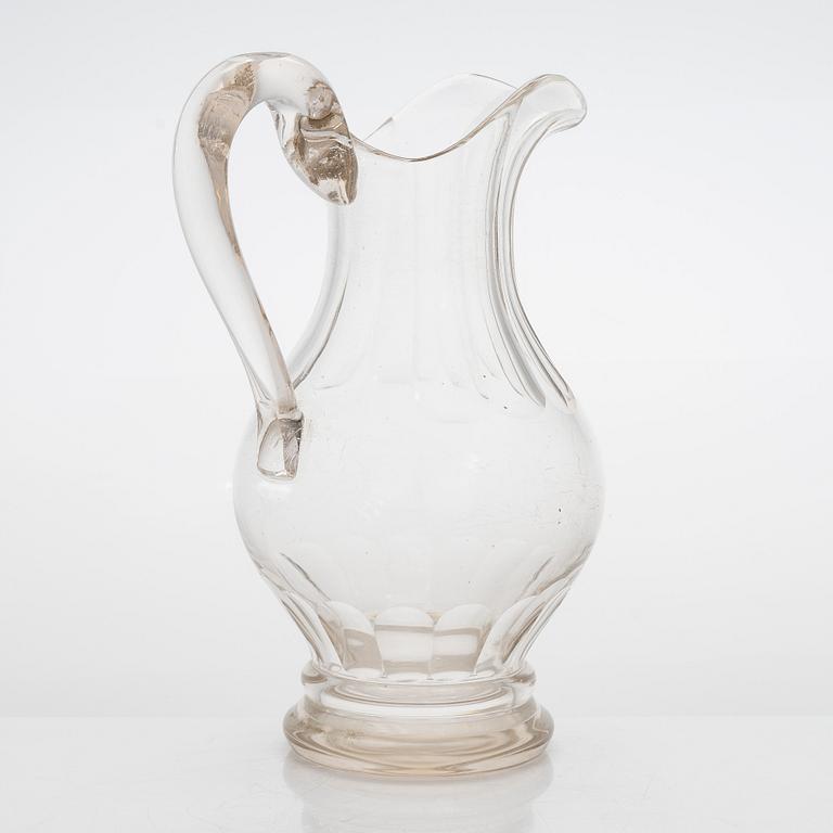 An early 19th century champagne jug from England.