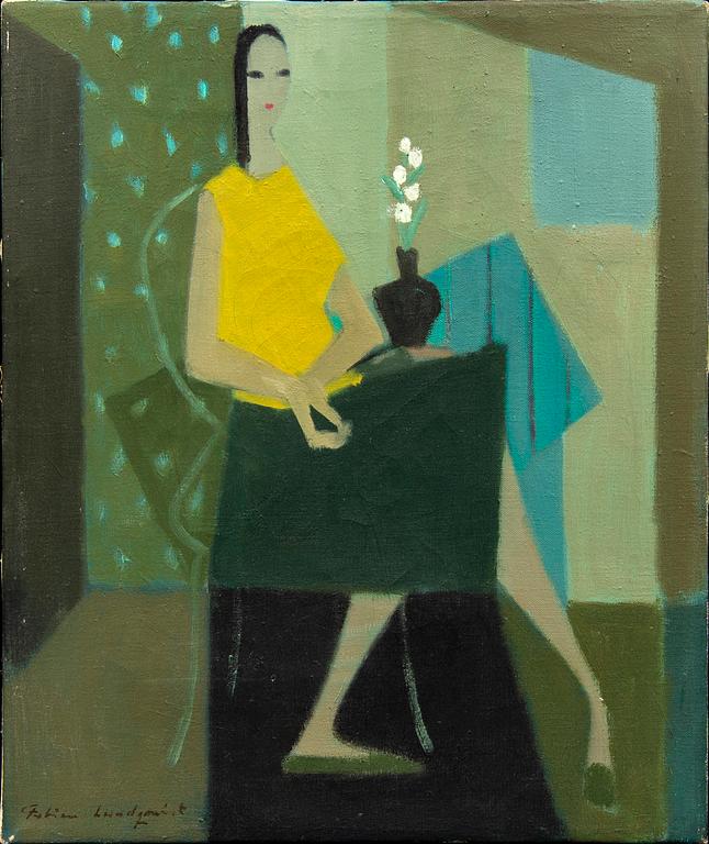 Fabian Lundqvist, oil on canvas signed.