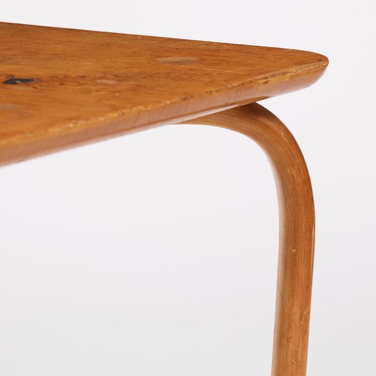 Bruno Mathsson, a coffee table, Firma Karl Mathsson, Värnamo, 1940s.