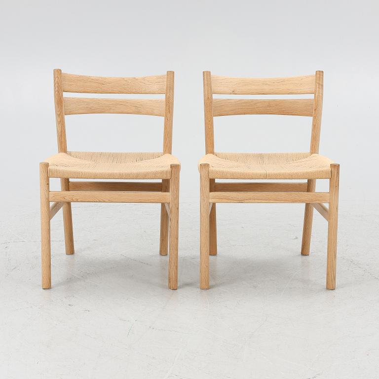 Børge Mogensen, a set of four model "BM1" chairs, C.M. Madsens Fabrikker, Denmark, second half of the 20th century.