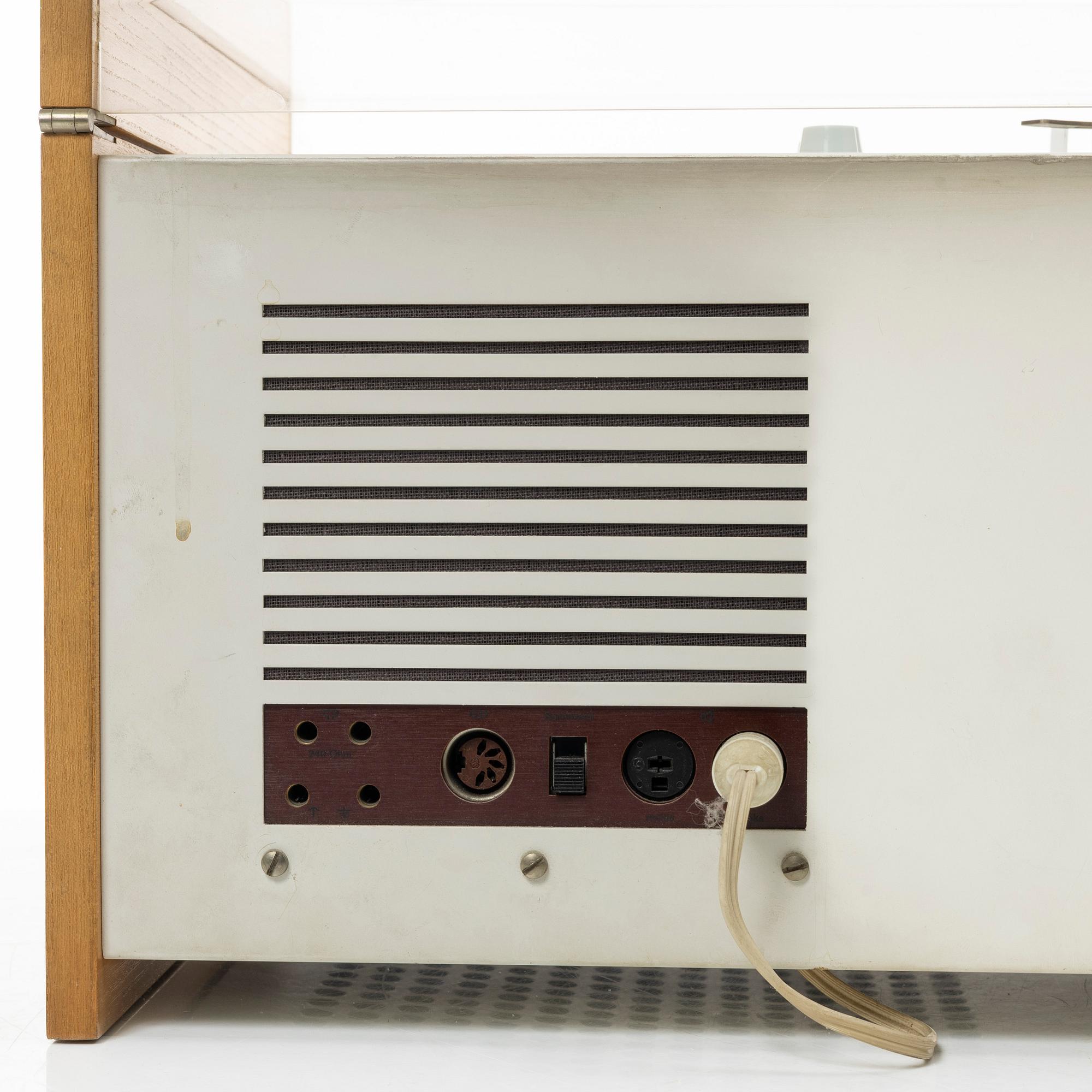 Dieter Rams, & Hans Gugelot, radiogrammofon, "SK 61-S", Braun, Tyskland.