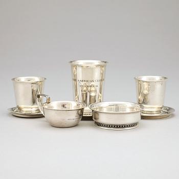 PARTI SILVER, Atelje Borgila, Stockholm, 1900-tal. Totalvikt 443 g.