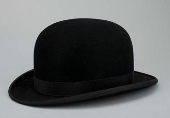 HATT, knall, filt och läder, Hückel flexibel-modell.