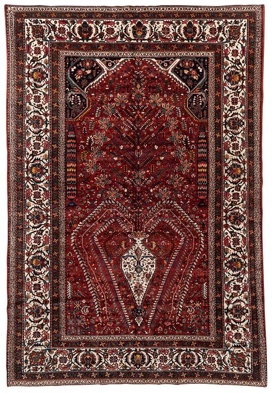 Matta, semiantik Abadeh, Västra Persien, ca 308 x 207 cm.