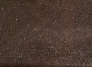 OKÄND KONSTNÄR, olja på duk, otydligt signerad, sent 1800-tal.