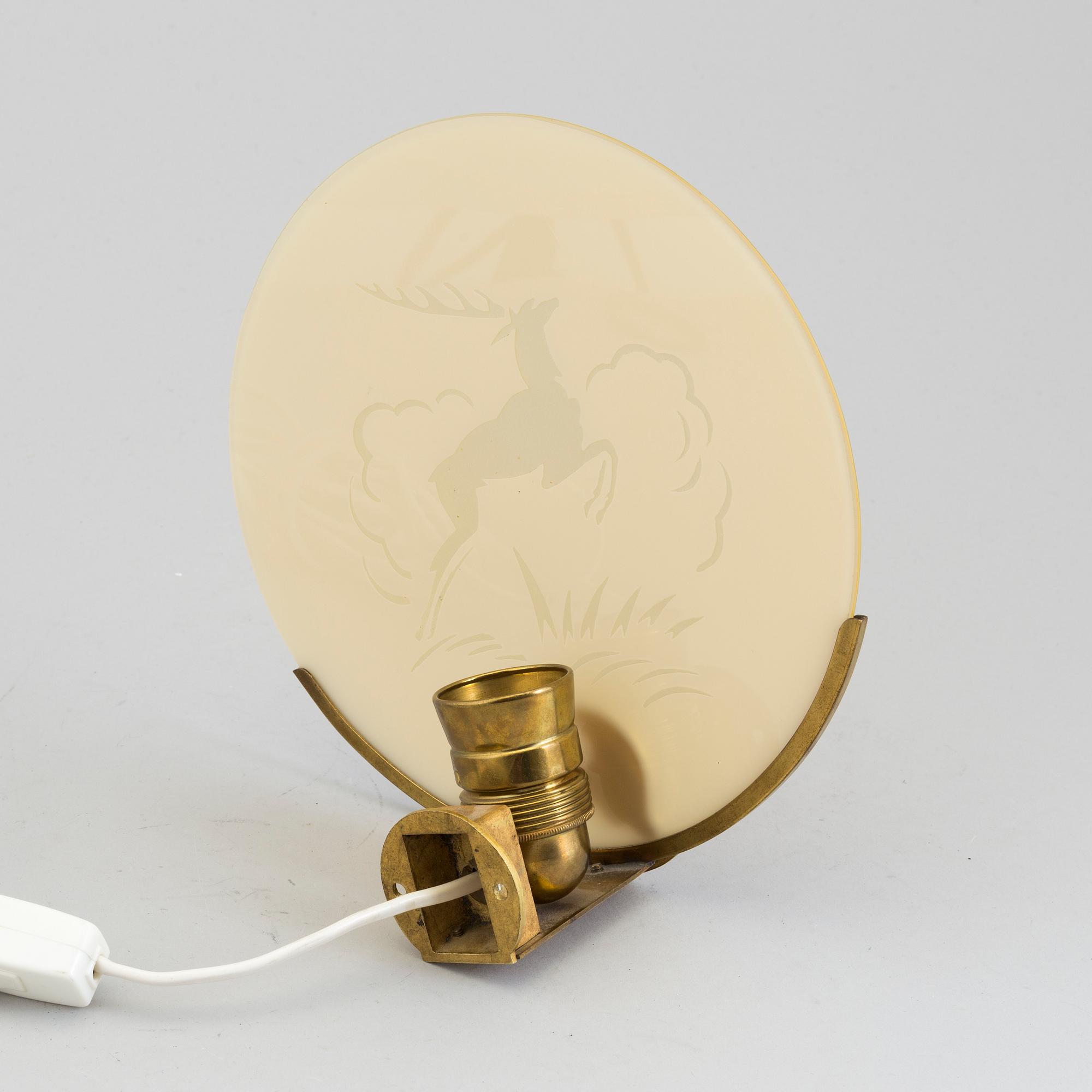 VÄGGLAMPA, Art Déco, 1920-tal.